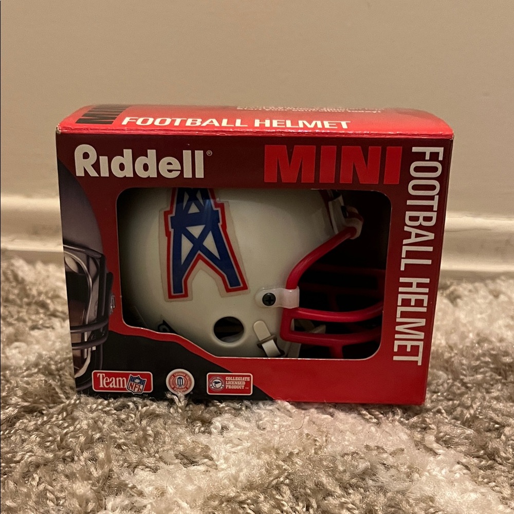 Riddell Mini Football Helmet - Houston Oilers